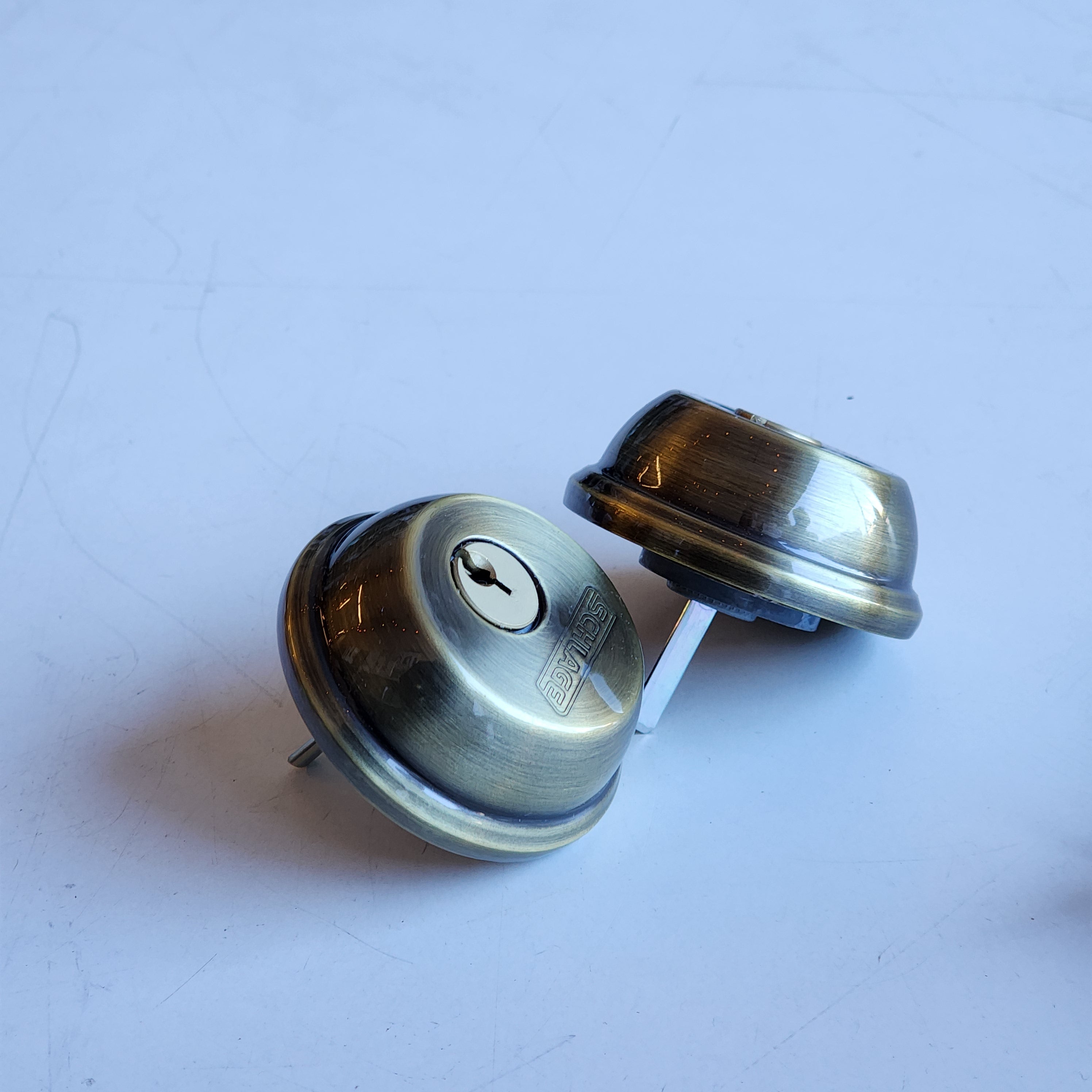 Square Matte Black Compact Touch Electronic Single Cylinder Deadbolt (32GC8X9D01AHP)