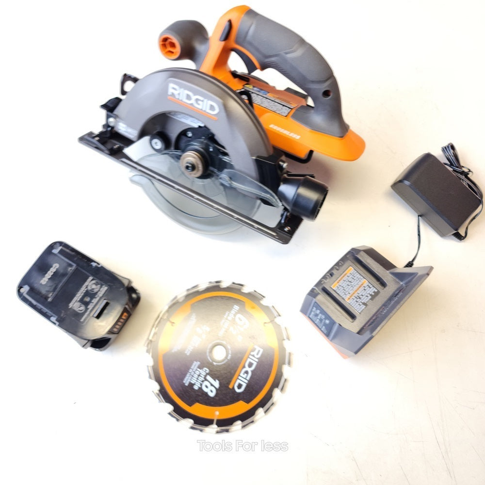 18V SubCompact Brushless Cordless 6-1/2 in. Circular Saw Kit with 4.0 Ah MAX Output Battery and Charger (R8656K)