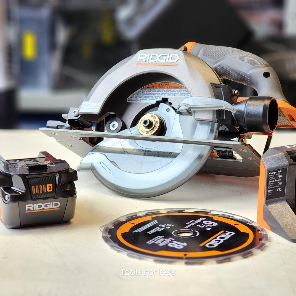 18V SubCompact Brushless Cordless 6-1/2 in. Circular Saw Kit with 4.0 Ah MAX Output Battery and Charger (R8656K)
