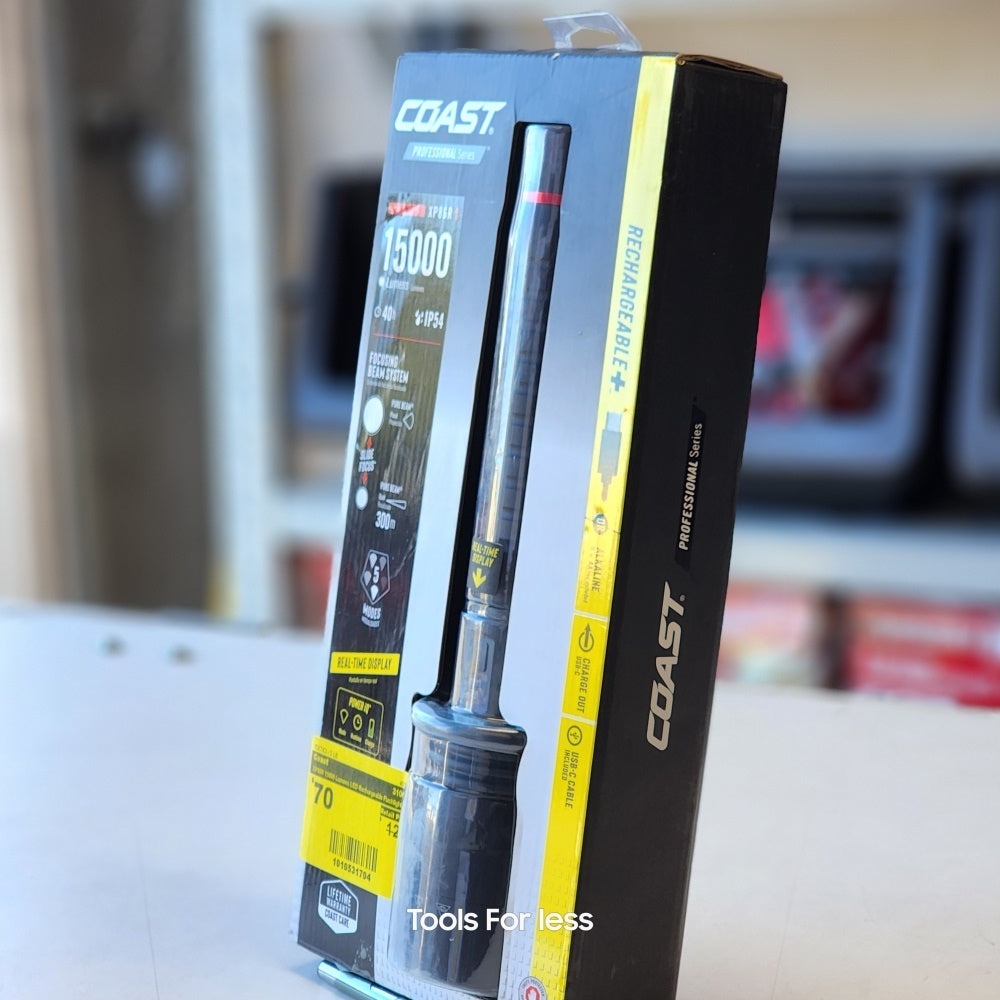 XP86R 15000 Lumens LED Rechargeable Flashlight