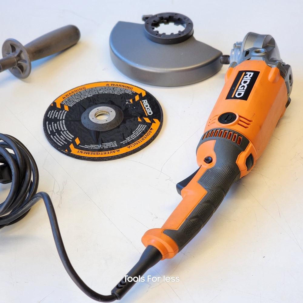 15 Amp Corded 7 in. Twist Handle Angle Grinder