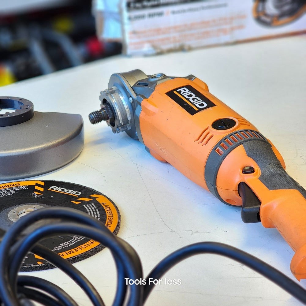 15 Amp Corded 7 in. Twist Handle Angle Grinder