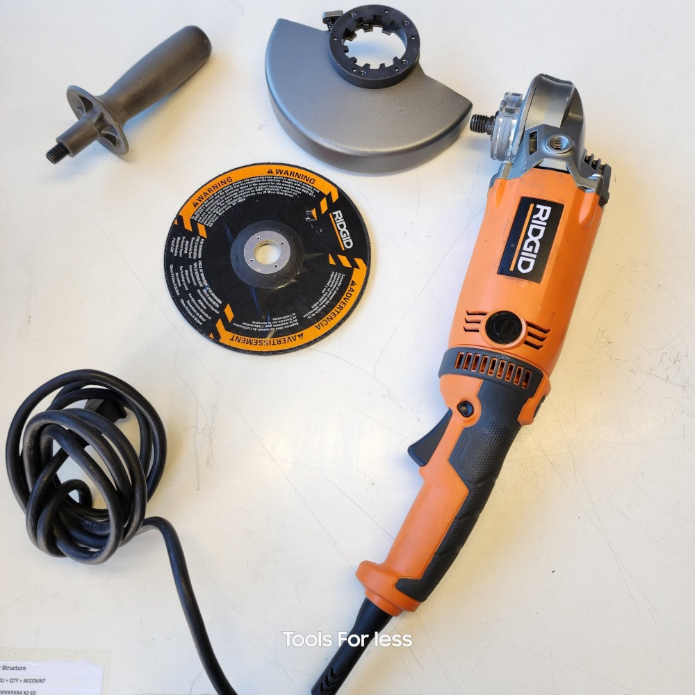 15 Amp Corded 7 in. Twist Handle Angle Grinder