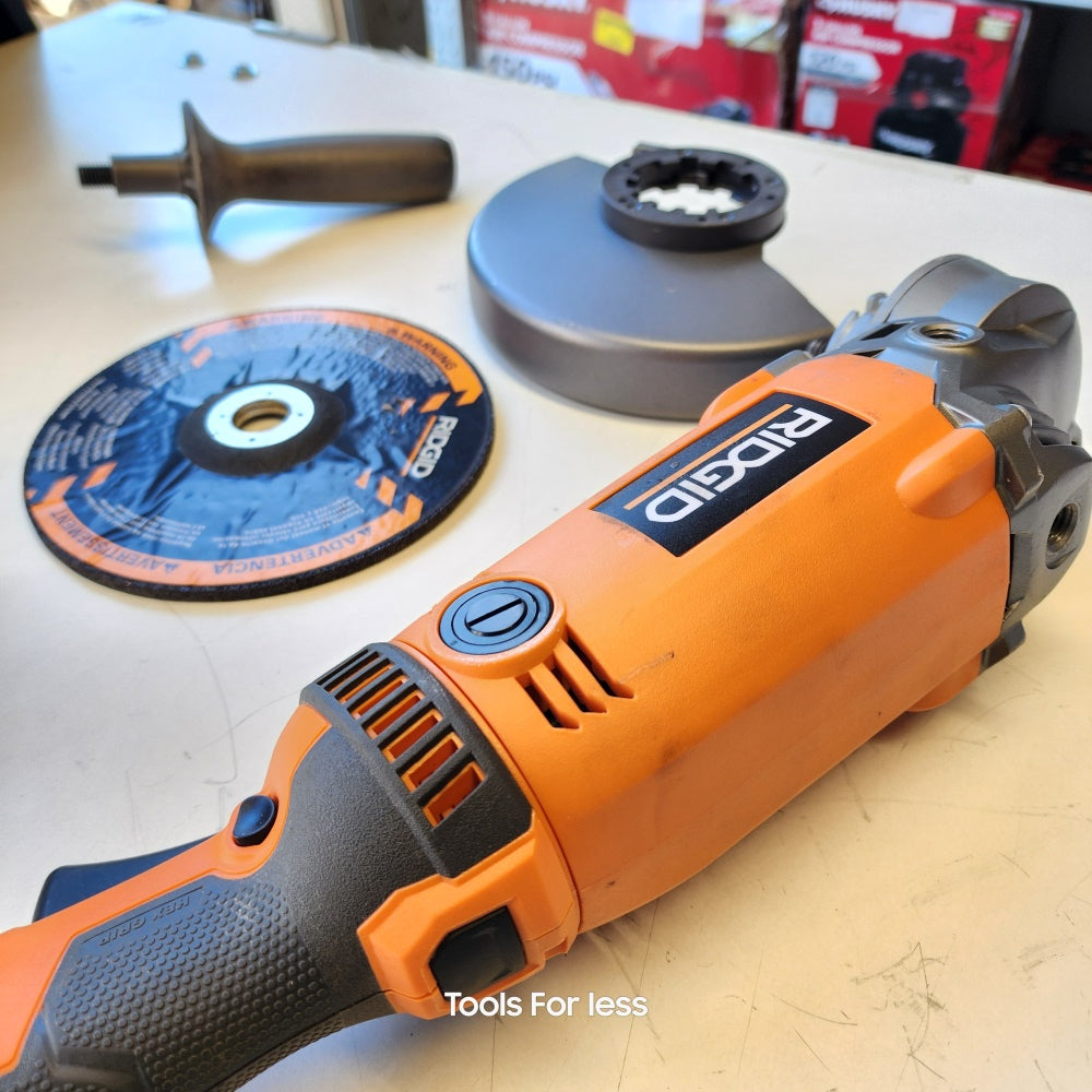 15 Amp Corded 7 in. Twist Handle Angle Grinder