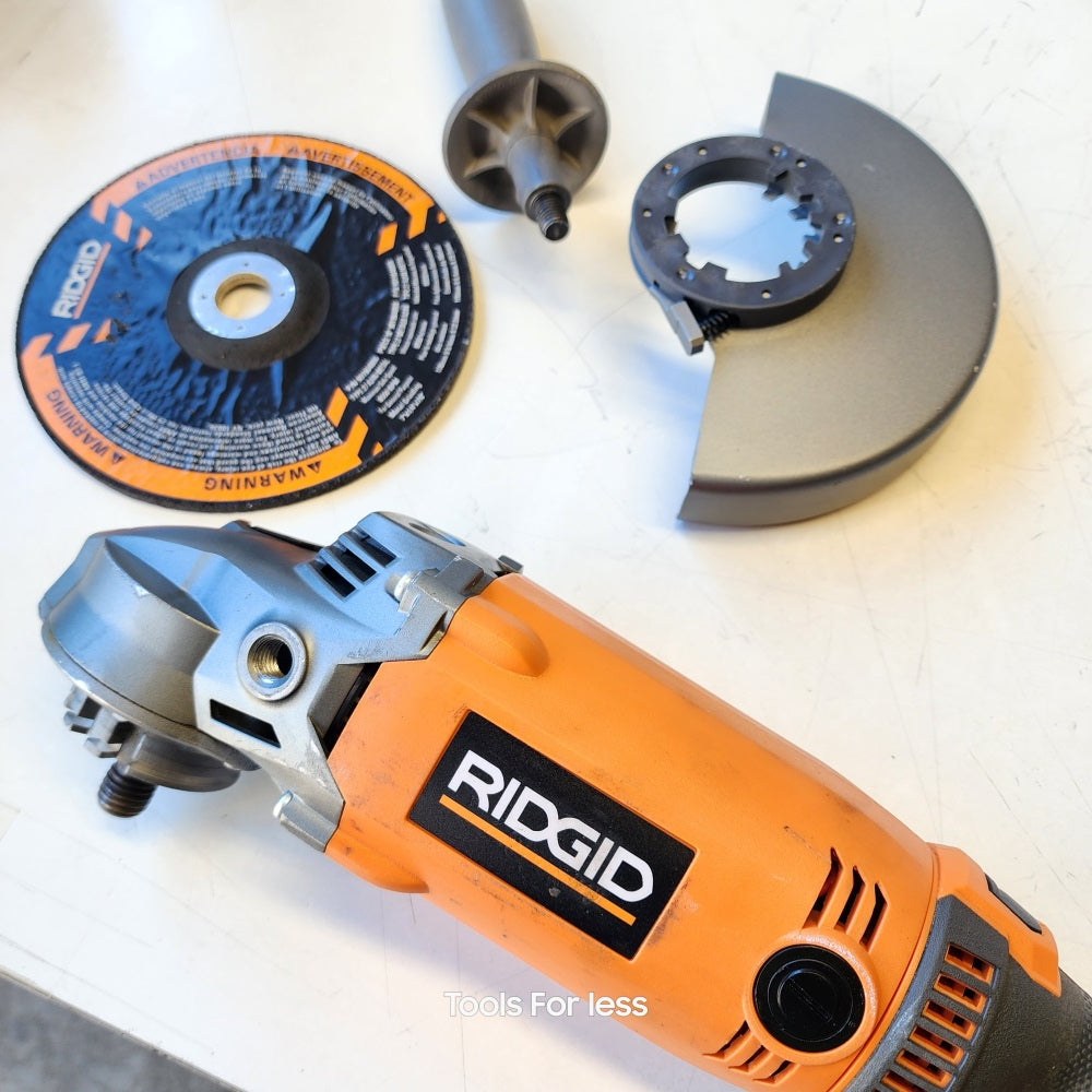 15 Amp Corded 7 in. Twist Handle Angle Grinder