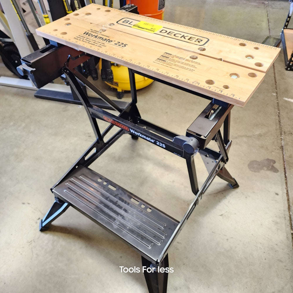 Workmate 28.75 in.  x 25.6 Folding Portable Sawhorse Workbench and Vise (WM225-A)