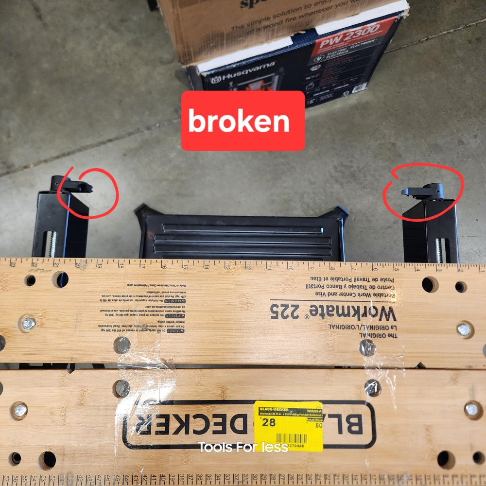 Workmate 28.75 in.  x 25.6 Folding Portable Sawhorse Workbench and Vise (WM225-A)