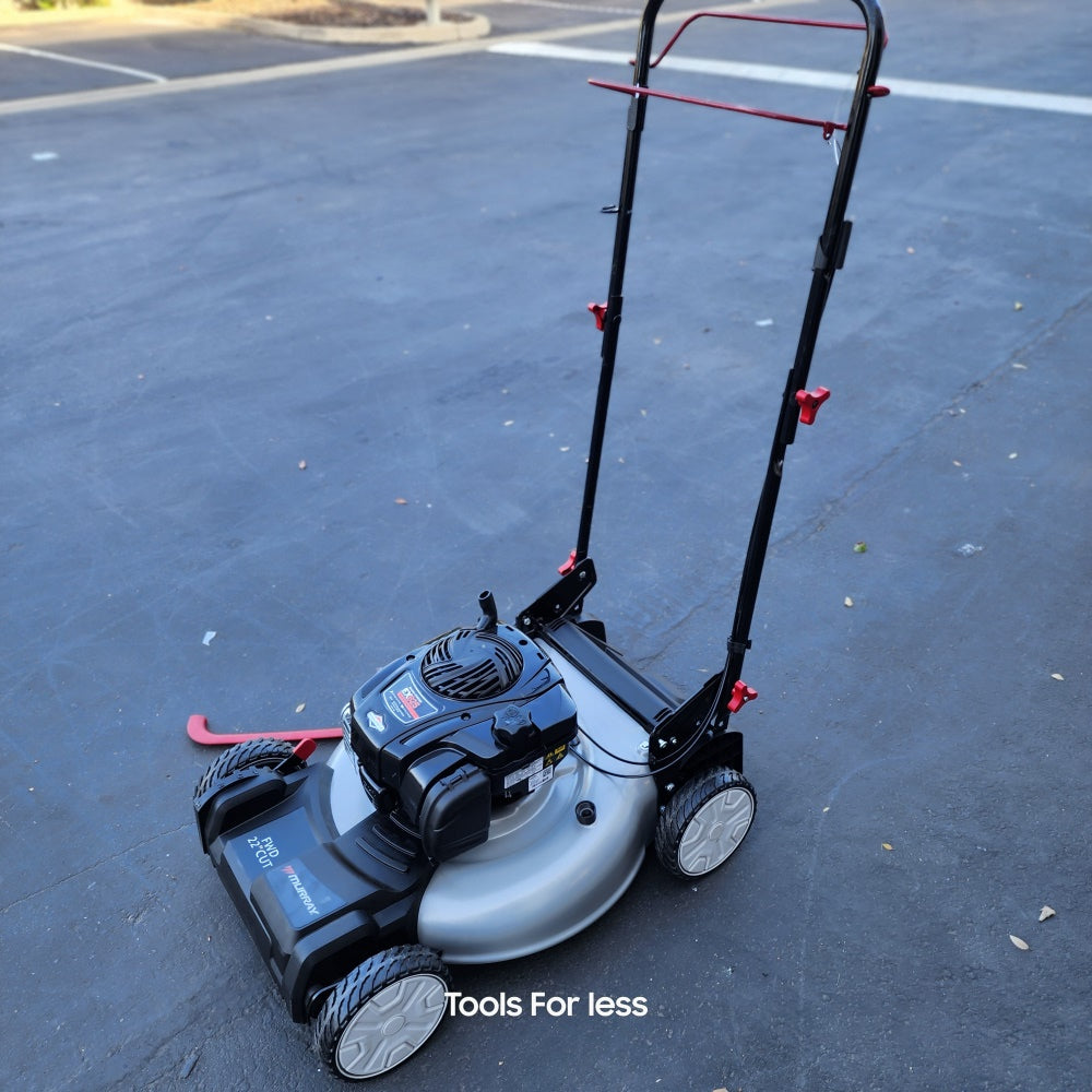 22 in. 140 cc Briggs & Stratton Walk Behind Gas Self-Propelled Lawn Mower with Front Wheel Drive and Bagger (MNA153003)