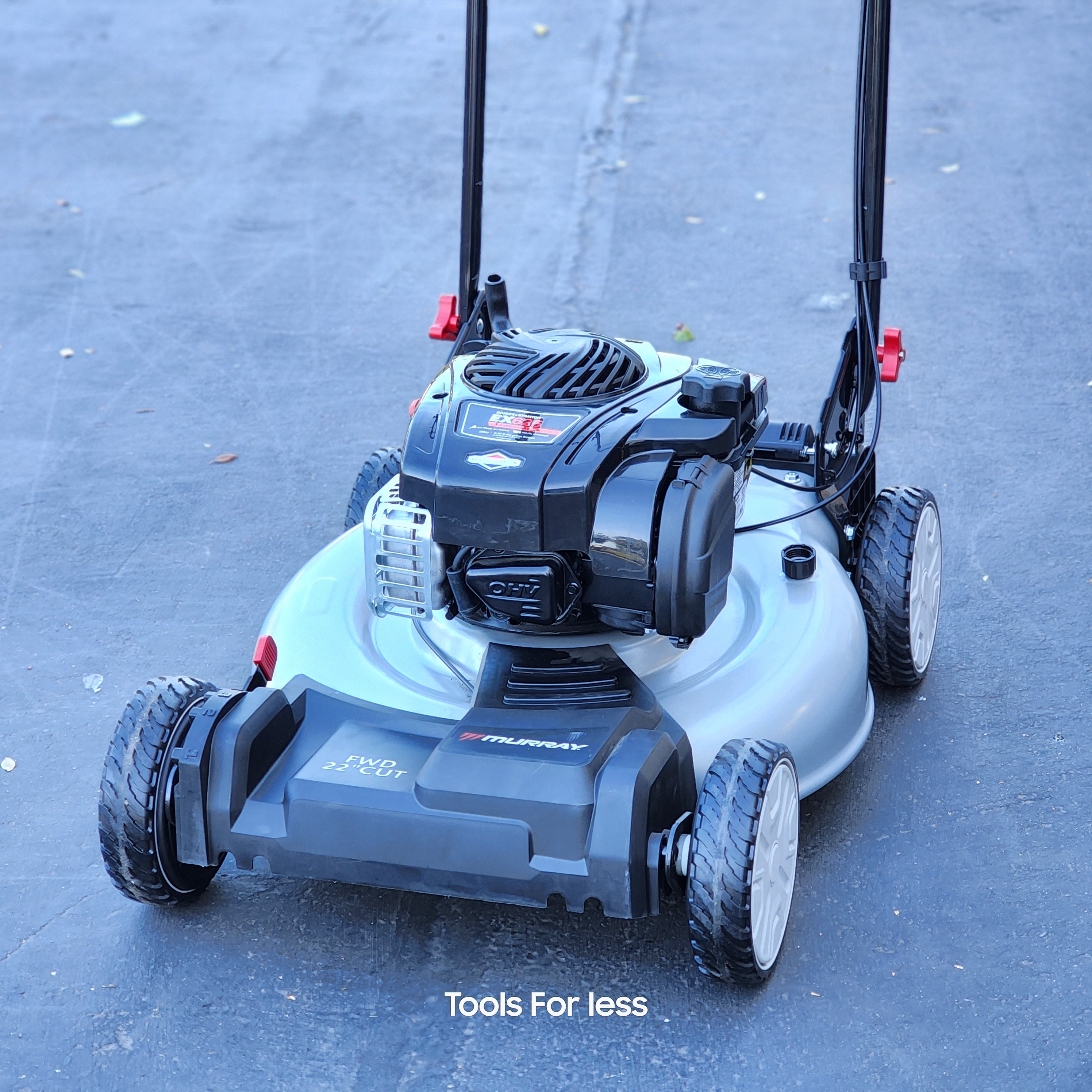 22 in. 140 cc Briggs & Stratton Walk Behind Gas Self-Propelled Lawn Mower with Front Wheel Drive and Bagger (MNA153003)