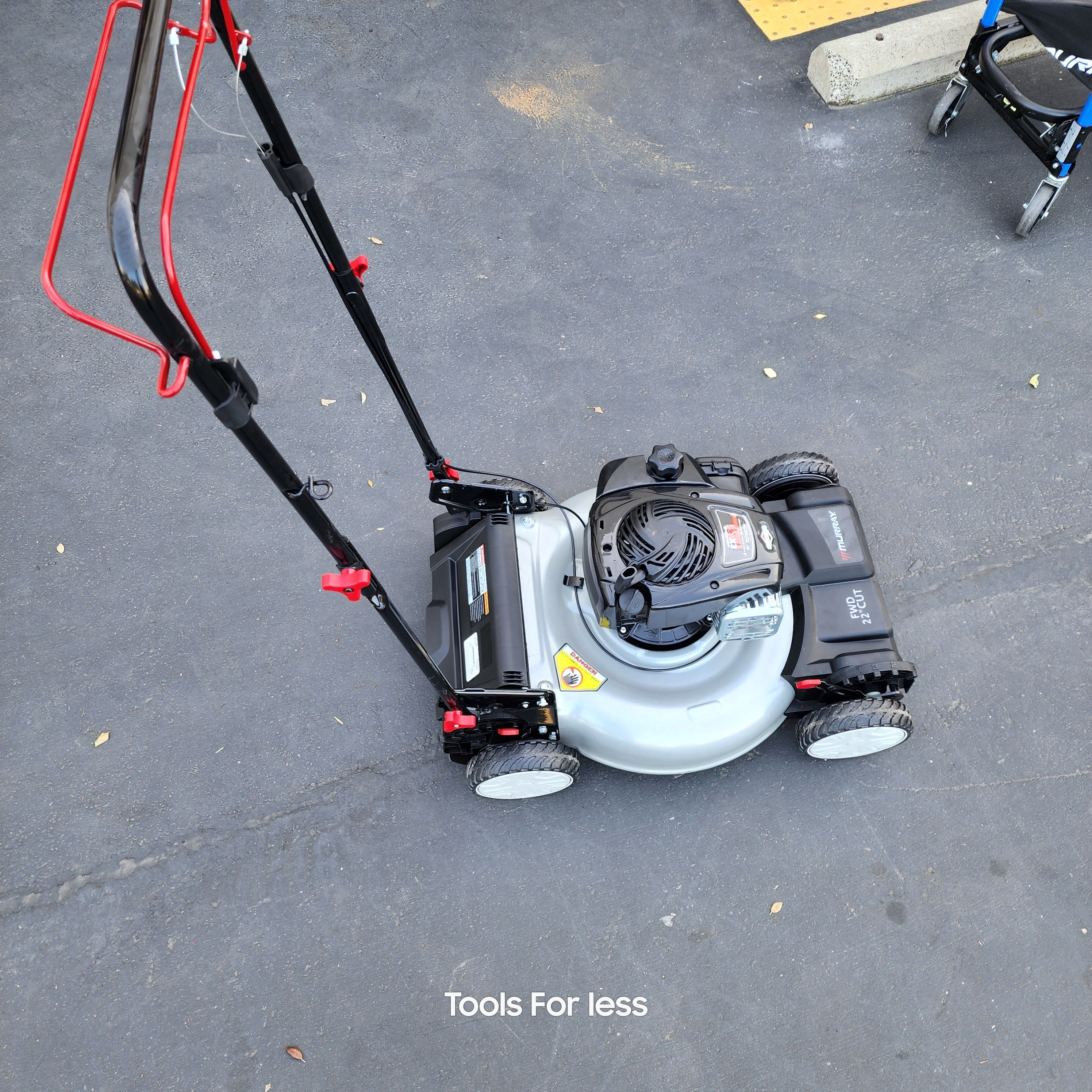 22 in. 140 cc Briggs & Stratton Walk Behind Gas Self-Propelled Lawn Mower with Front Wheel Drive and Bagger (MNA153003)