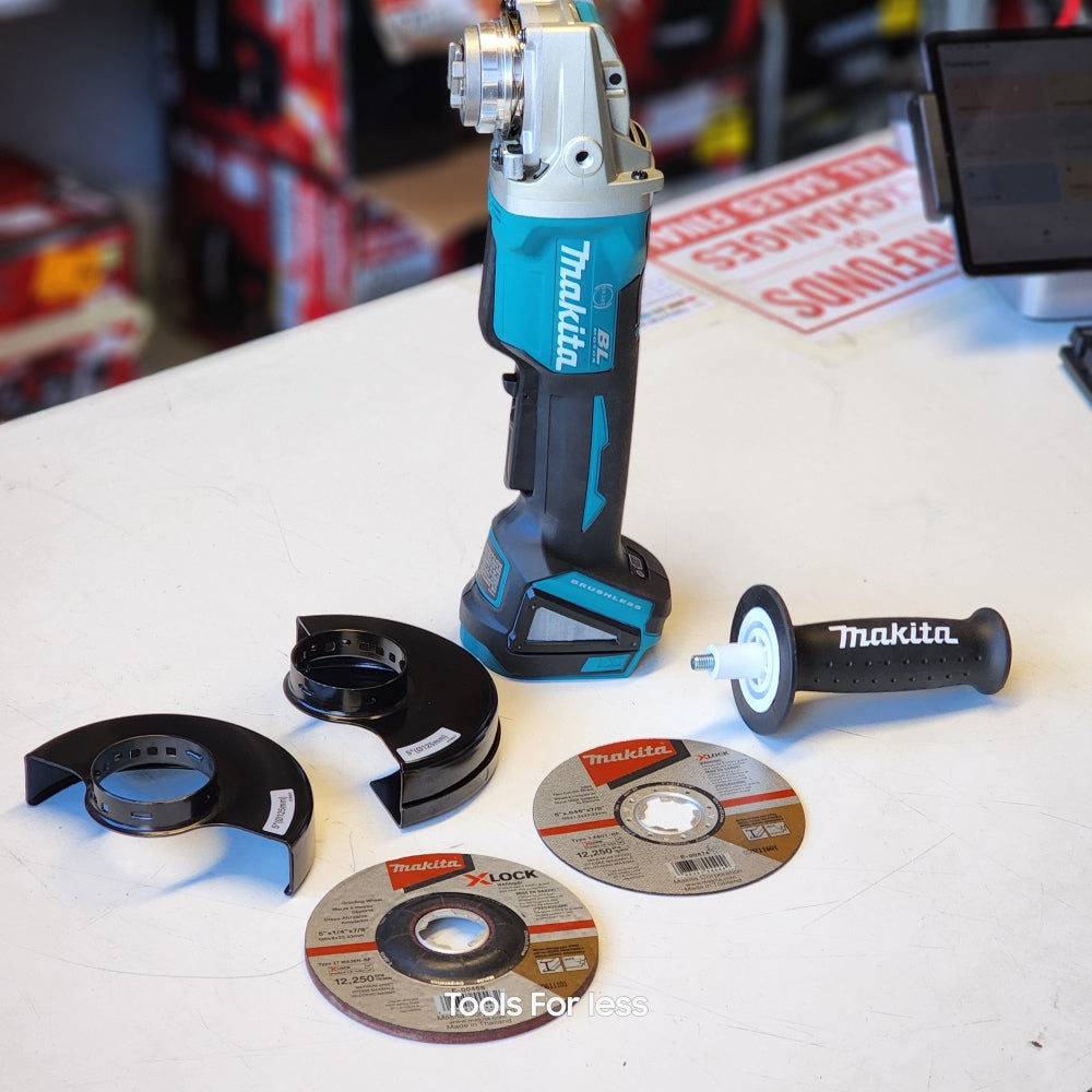 18V LXT Lithium-Ion Brushless Cordless 4-1/2 in./5 in. Paddle Switch X-LOCK Angle Grinder with AFT, Tool Only (XAG26Z)