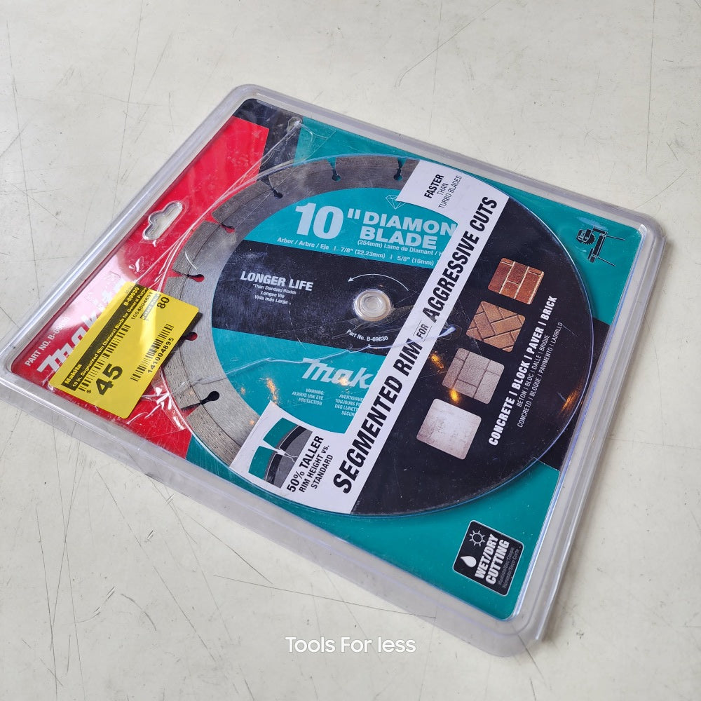 10 in. Segmented Rim Diamond Blade For General Purpose