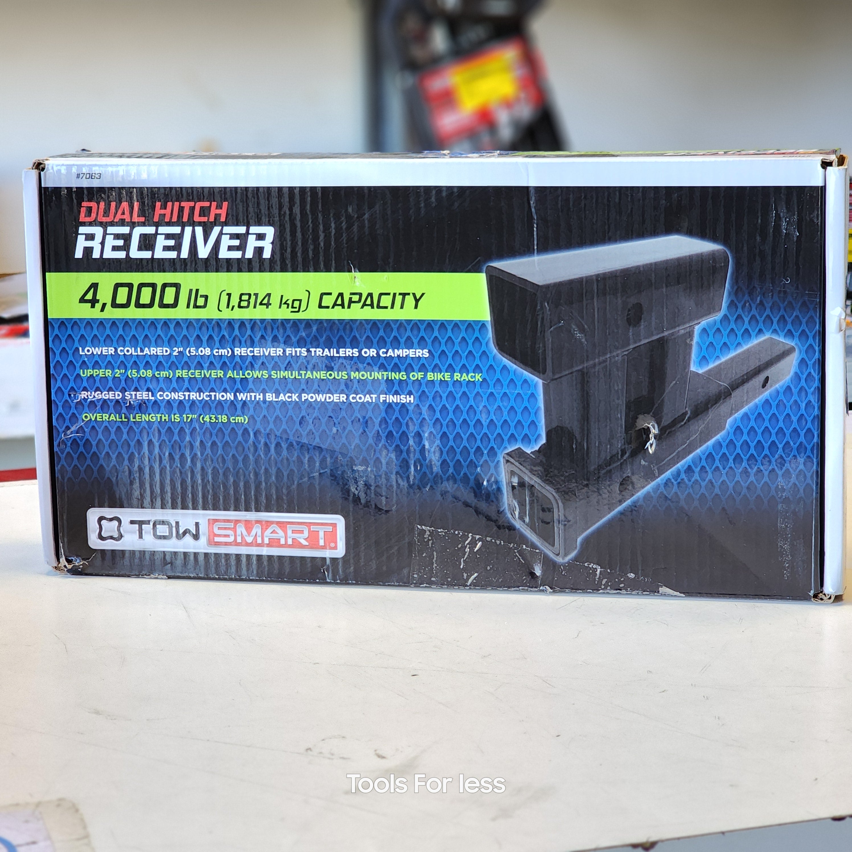 TowSmart 2in. X 12in. Hitch Extension With Collar 333lbs.