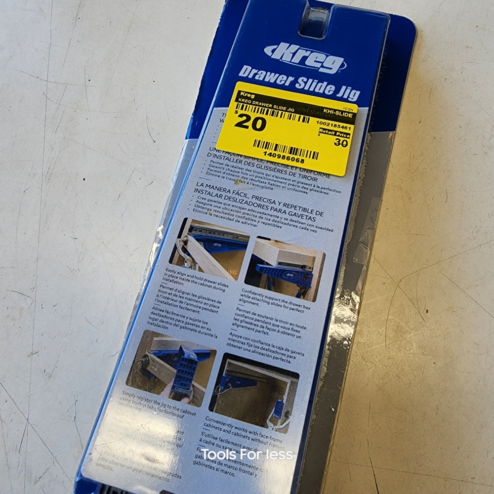 KREG Drawer Slide jig