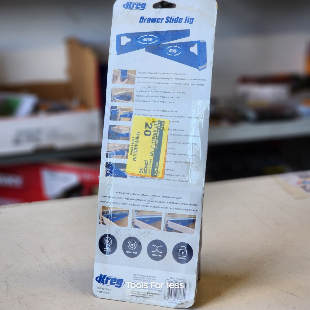 KREG Drawer Slide jig