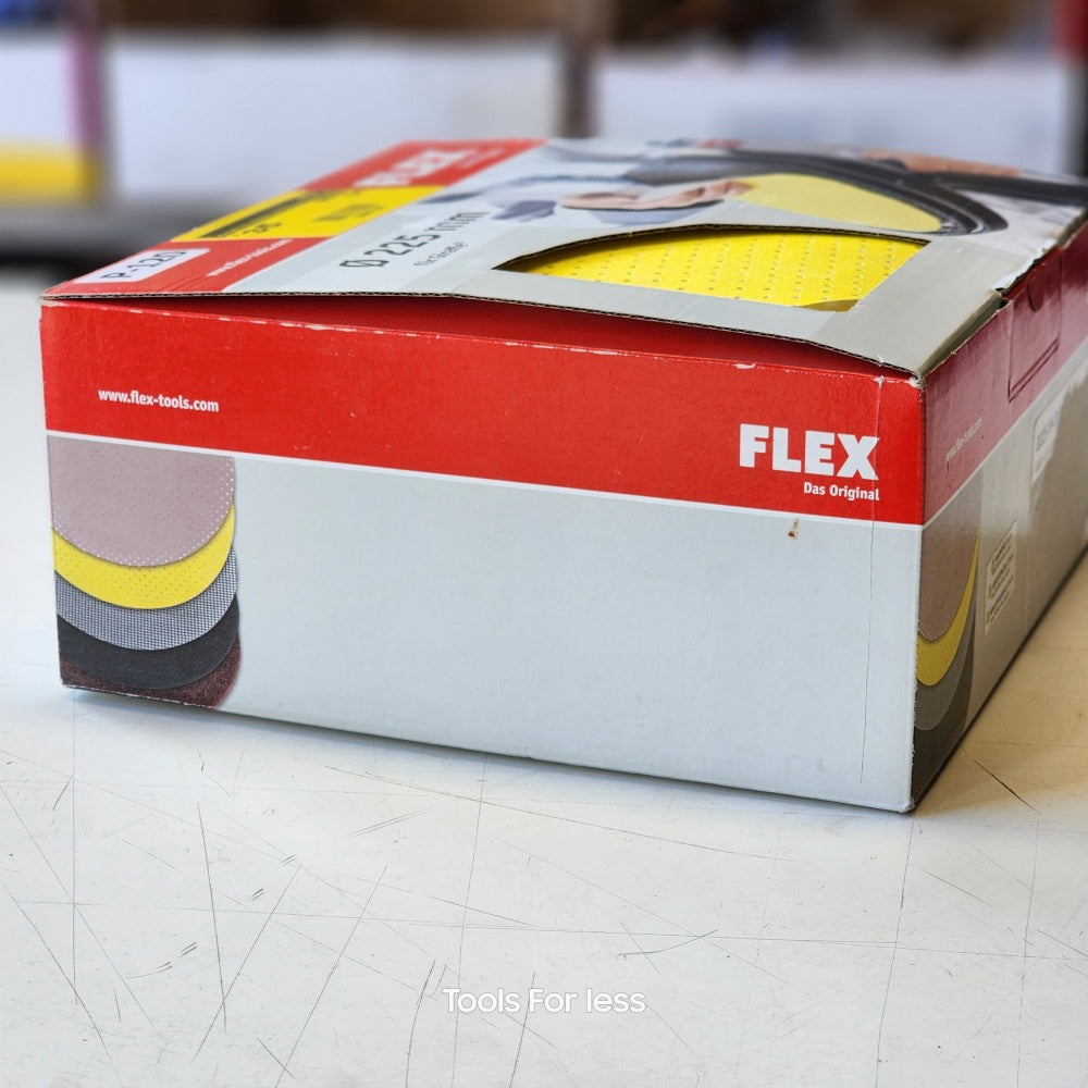 Flex Ge-5 9in. 40-Grit Round Perforated sanding paper