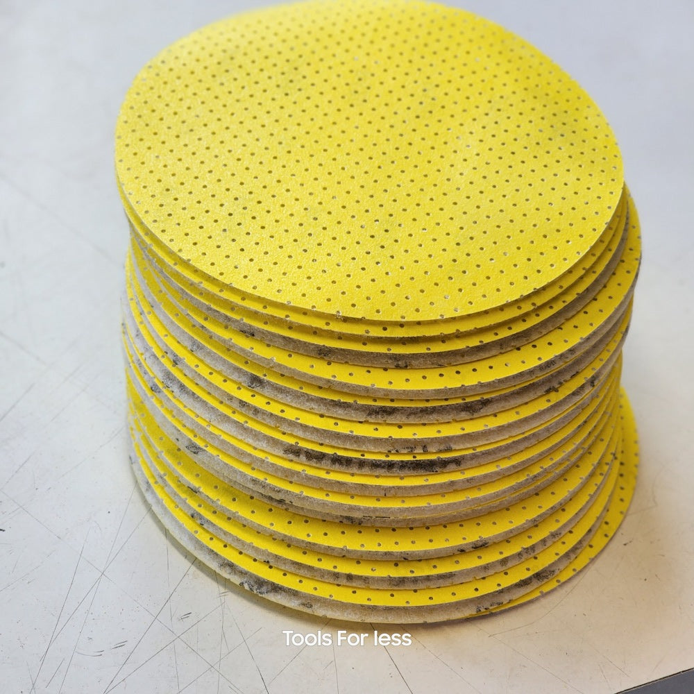 Flex Ge-5 9in. 40-Grit Round Perforated sanding paper