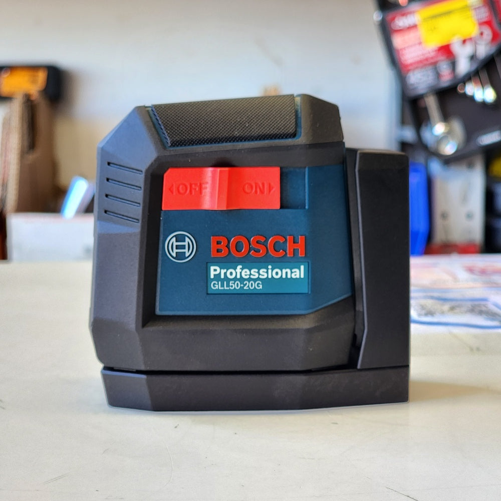 65 ft. Dual Power Battery Green Beam Self-leveling Cross