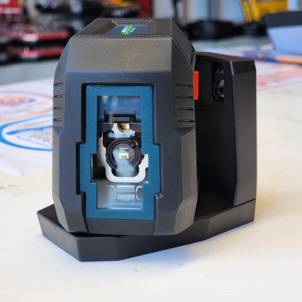 65 ft. Dual Power Battery Green Beam Self-leveling Cross