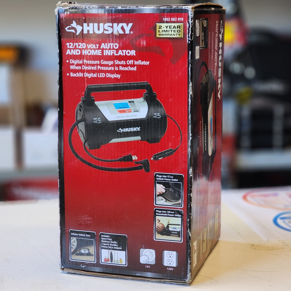 12/120 Volt Corded Electric Auto And Home Inflator