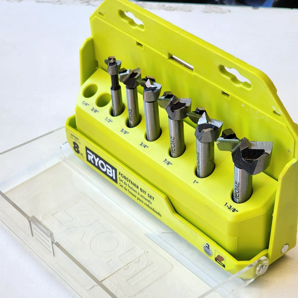 8 Piece Forstner Bit Set
