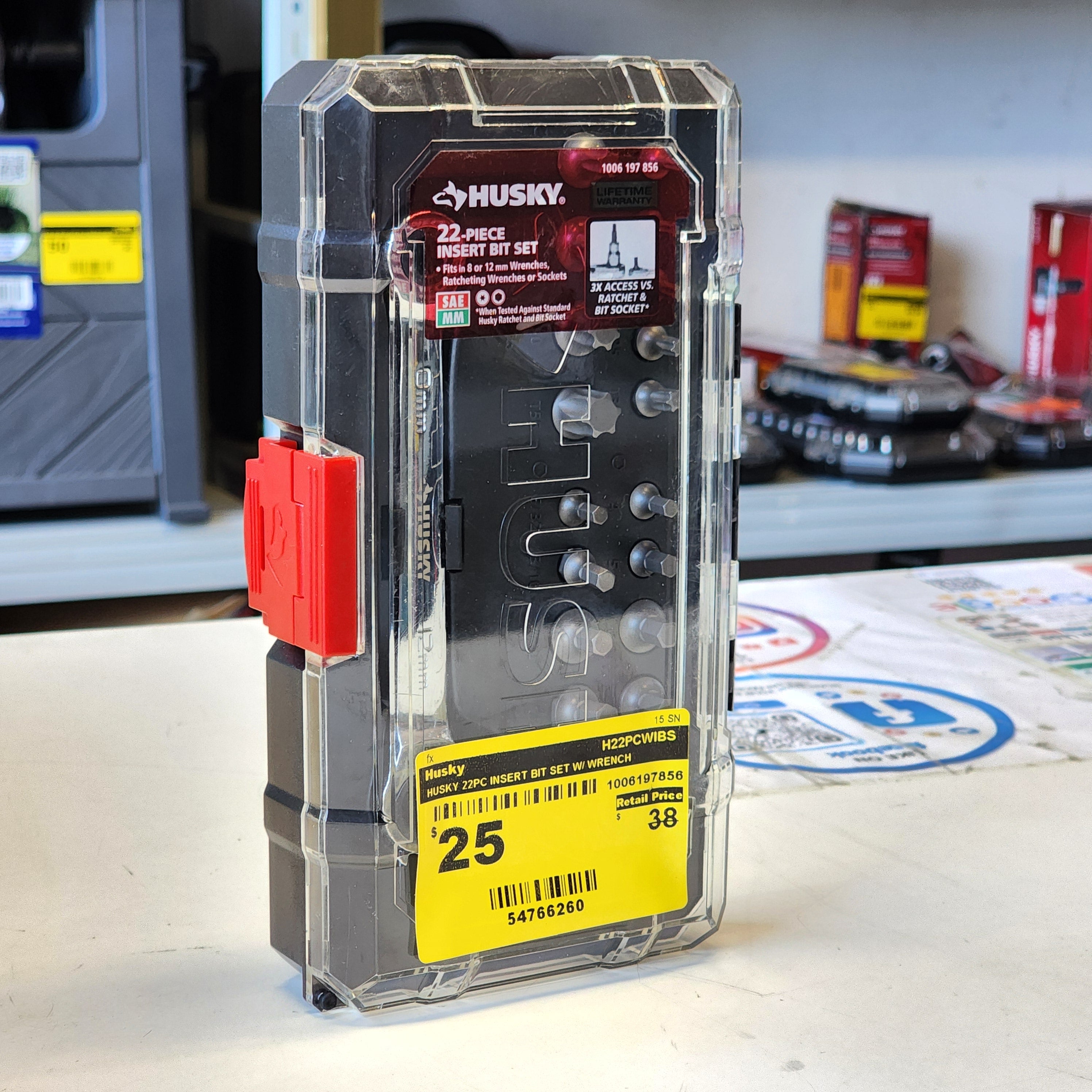 22pc Insert Bit Set with Wrench