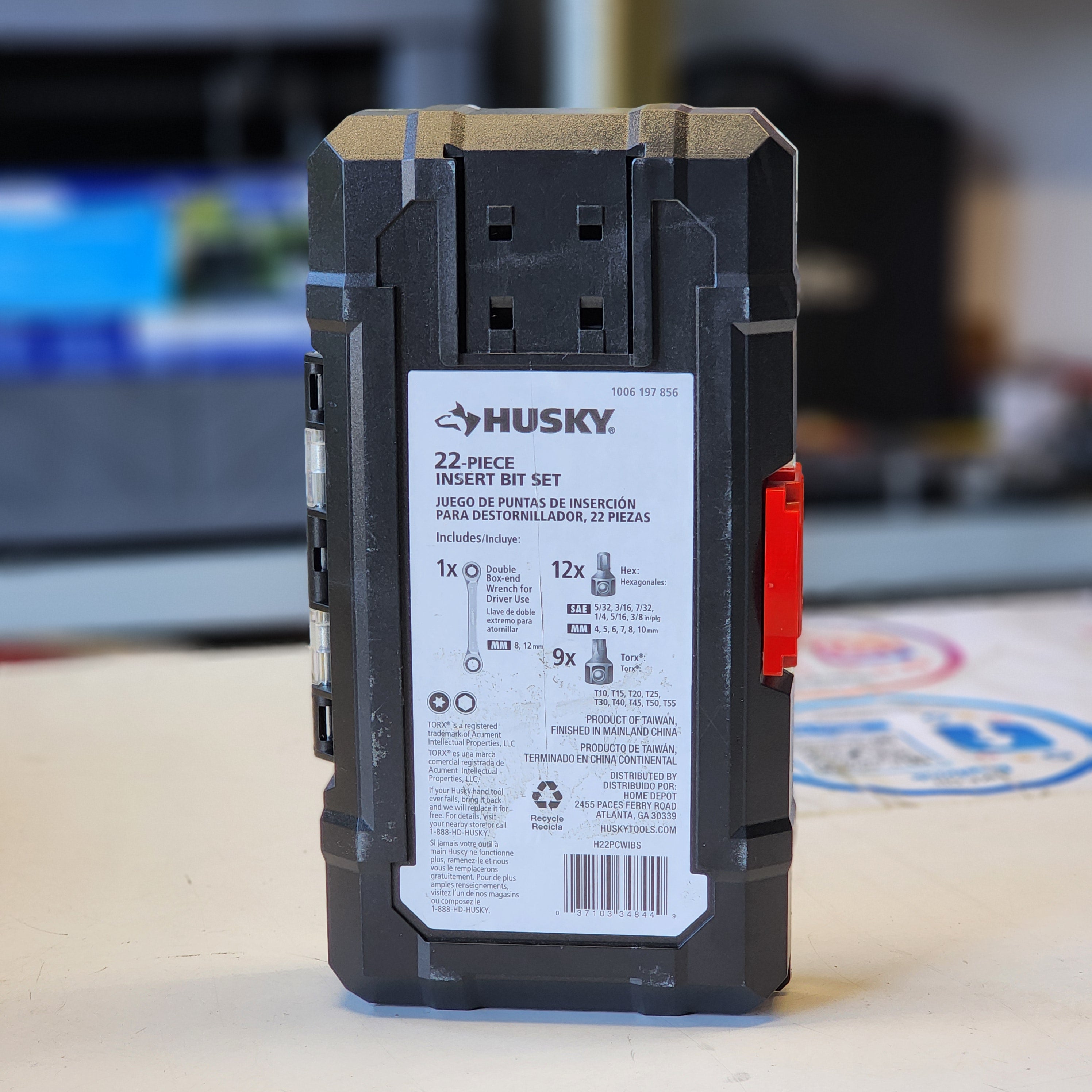 22pc Insert Bit Set with Wrench