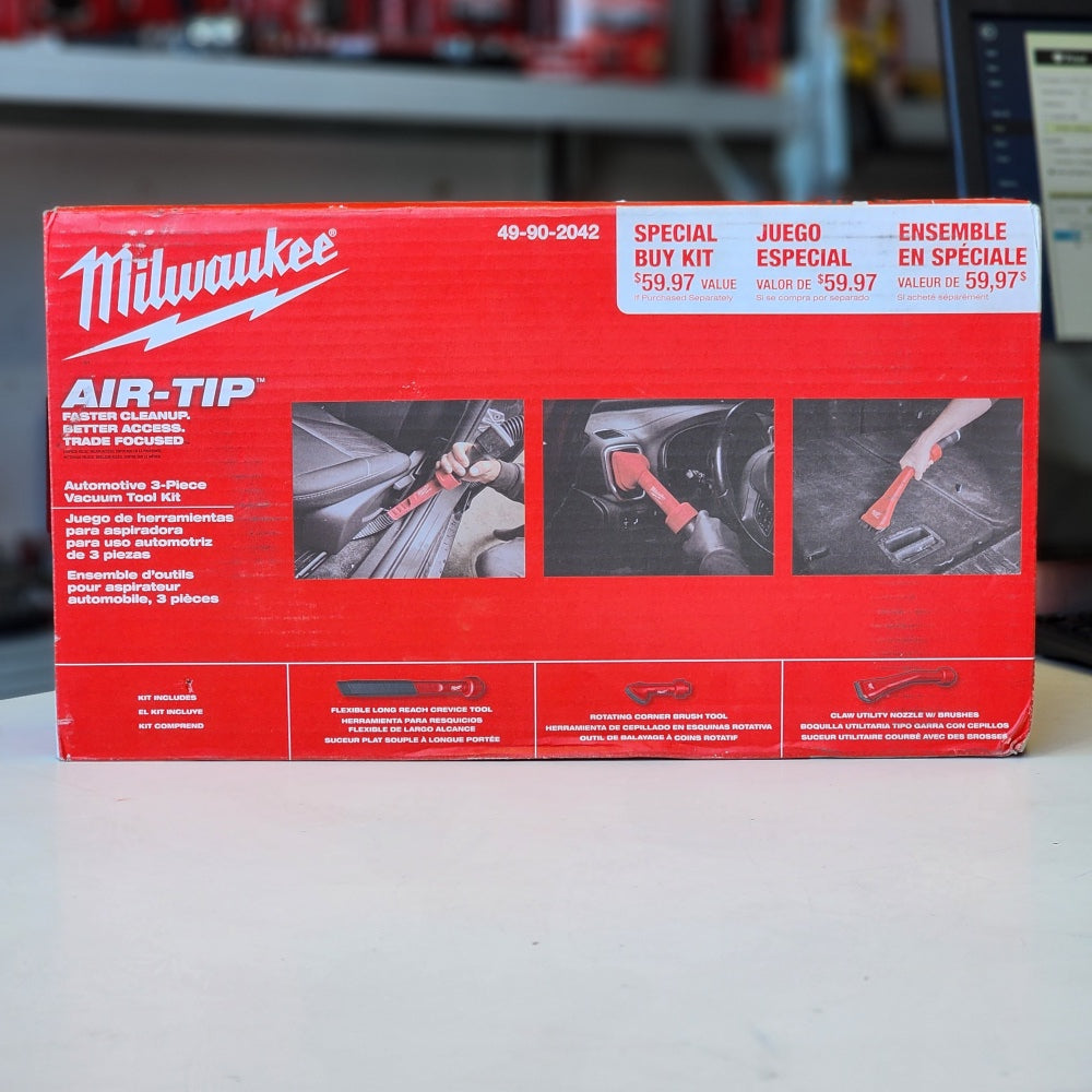 Air-Tip Claw Utility Nozzle Rotating Corner Brush Flex