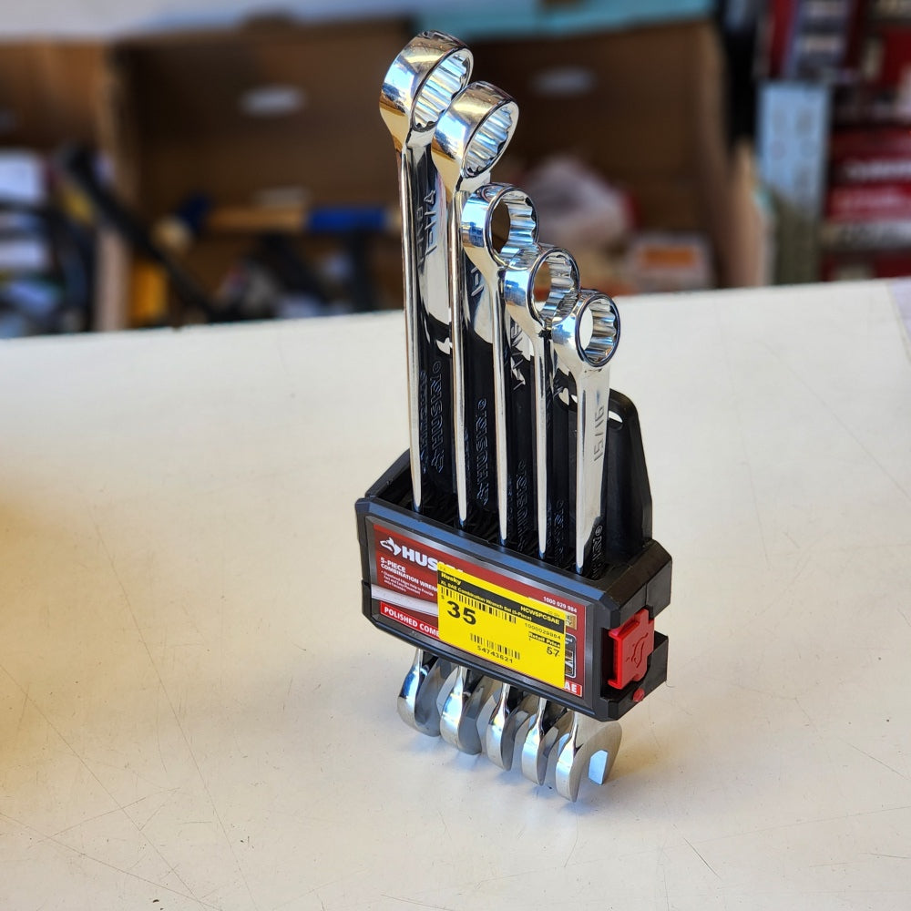 XL SAE Combination Wrench Set (5-Piece)