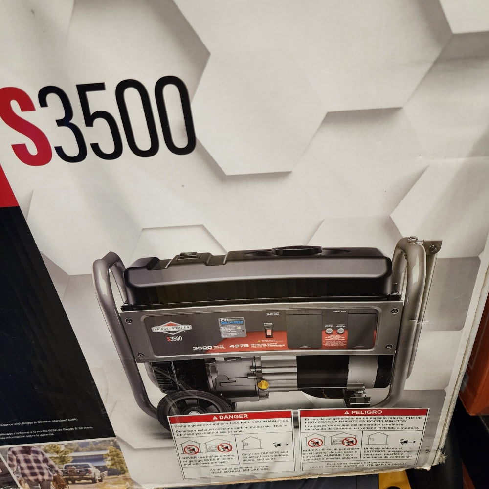 3500 Watt Recoil Start Gasoline Powered Portable Generate