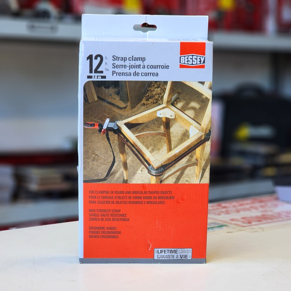 Strap Clamp With 90-Degree Corner Pieces 12ft.Capacity