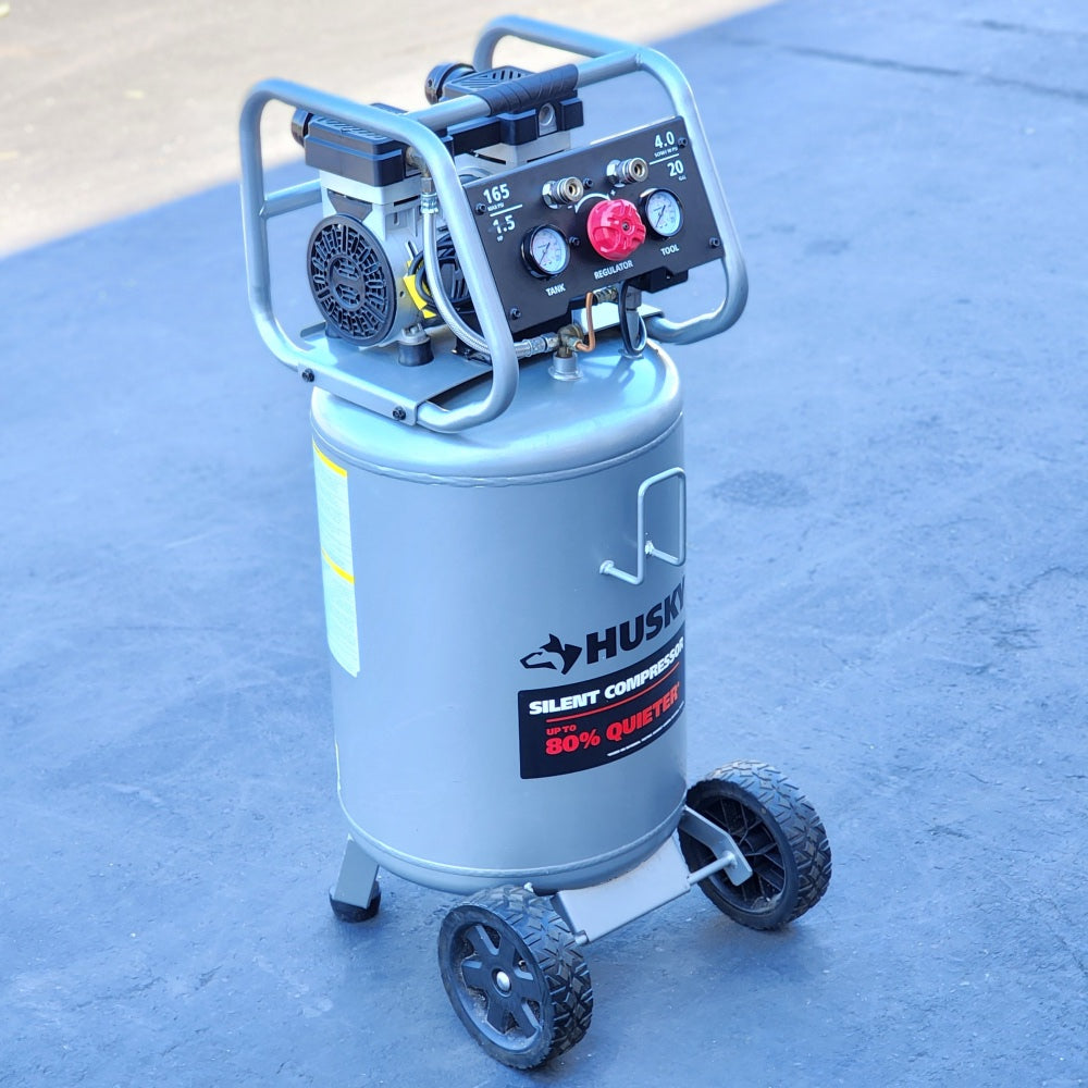 20 Gal. 165 PSI Vertical Electric Quiet Air Compressor
