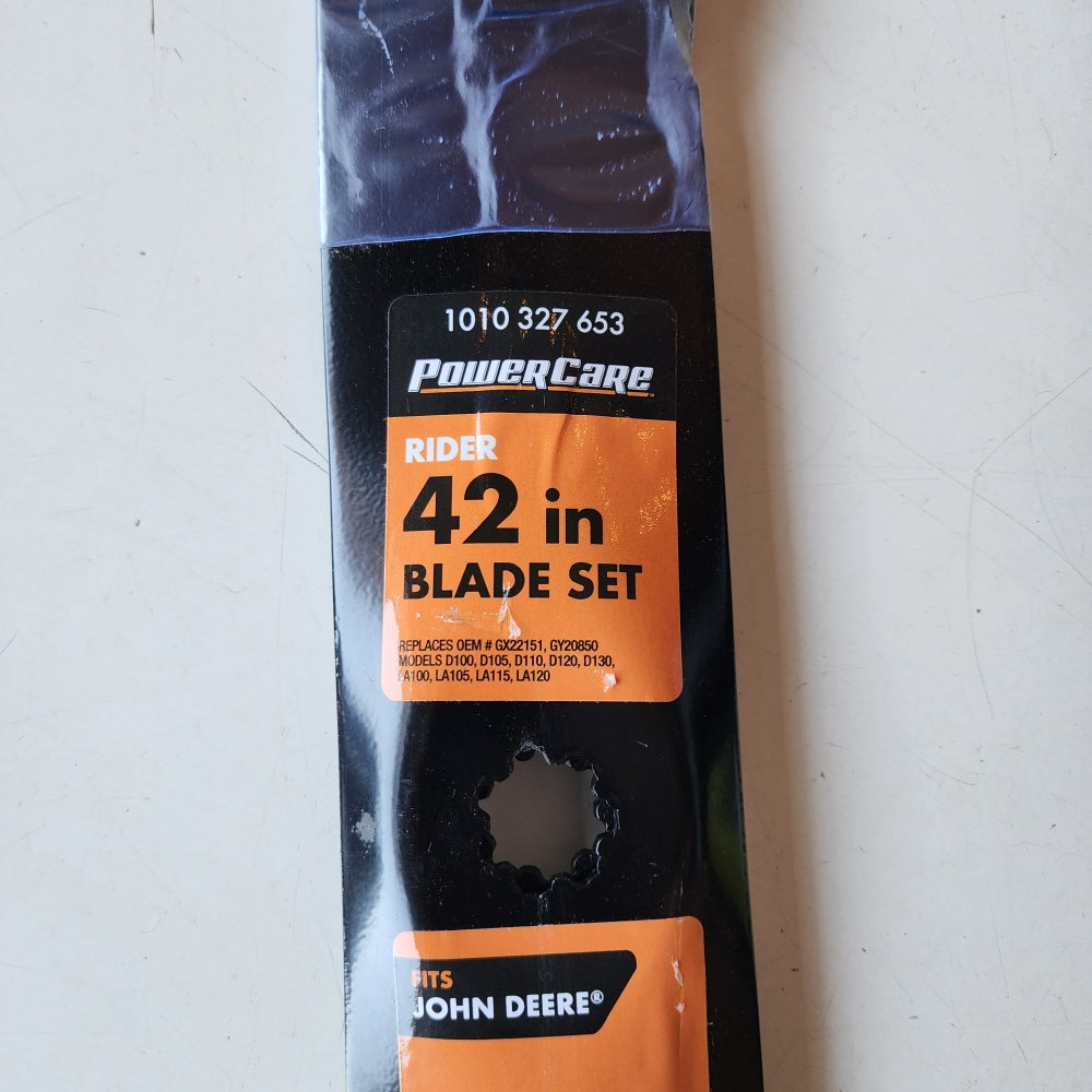 2 Blade Set For 42 in. Cut John Deere Mowers