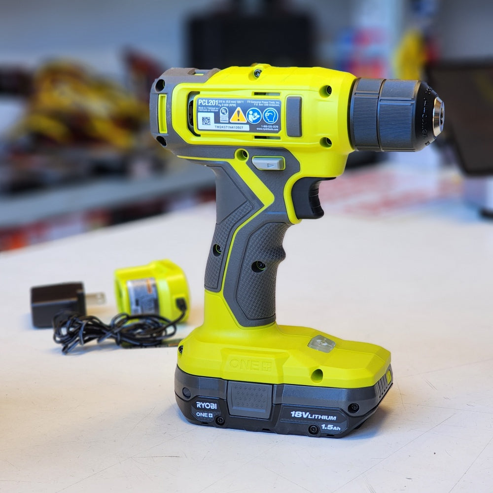 ONE + 18V Cordless 3/8 in. Drill/Driver Kit With 1.5Ah battery