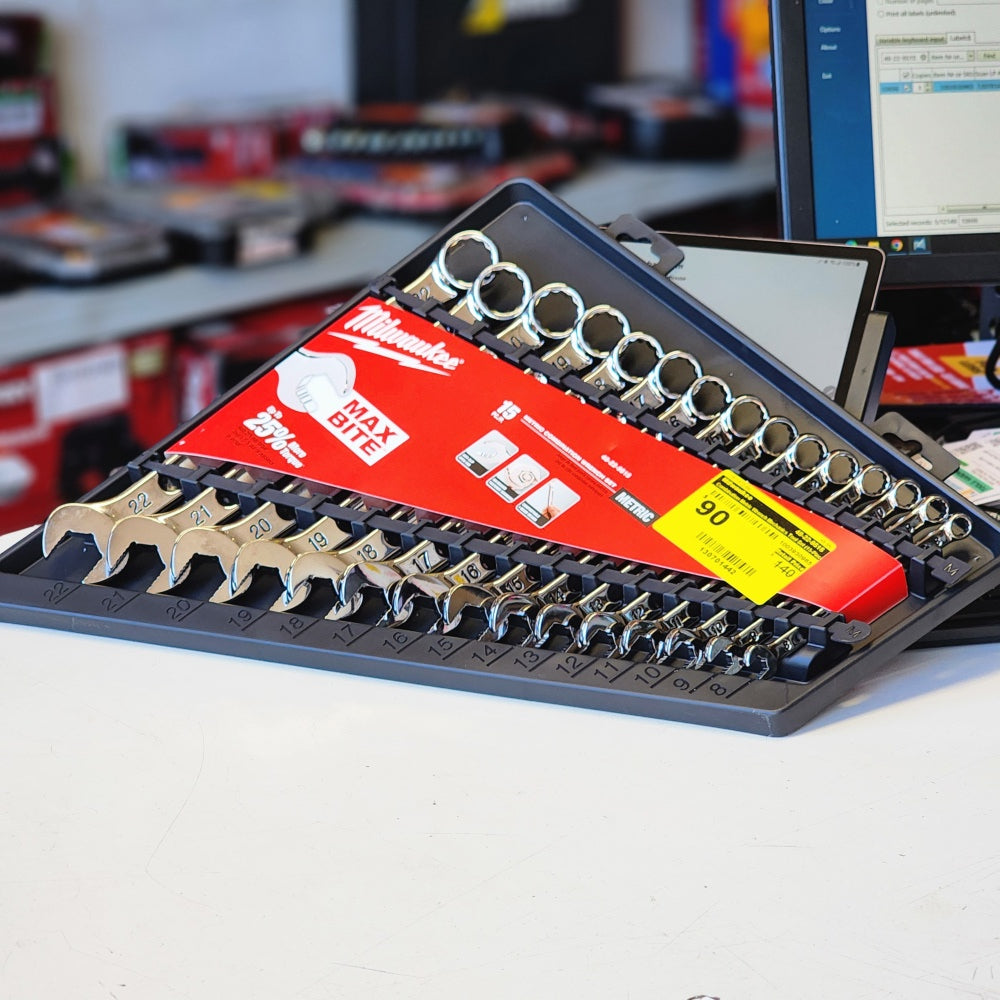 Combination Metric Wrench Mechanics Tool Set (15-Piece)