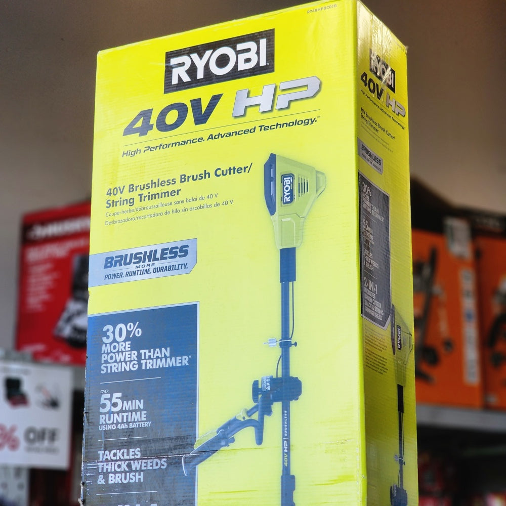 40V HP Brushless Bike Handle Brush Cutter (Tool Only)