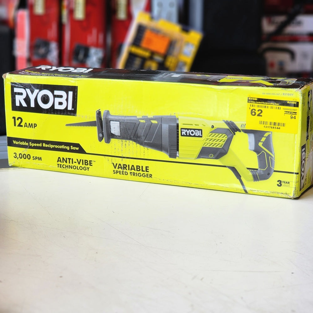 12 Amp Corded Reciprocating Saw