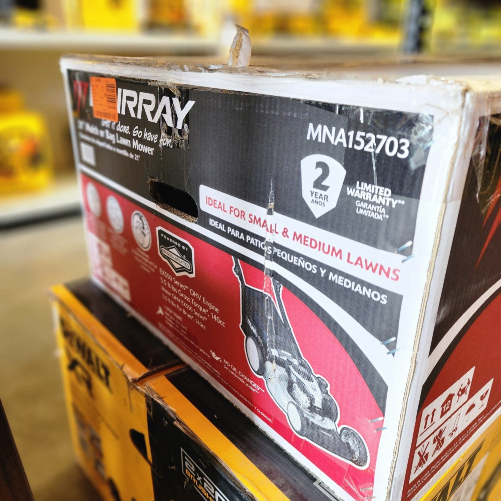 21 in. 140cc Briggs and Stratton walk behind Gas Push Lawn Mower