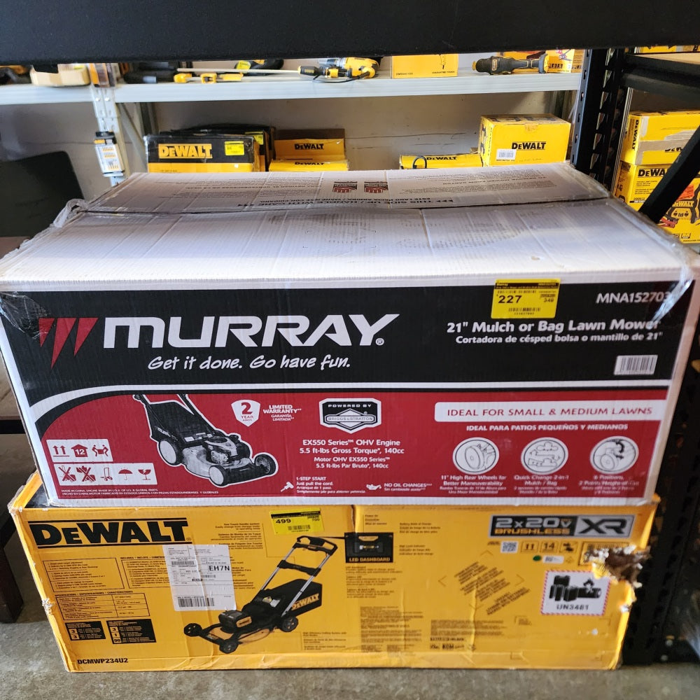 21 in. 140cc Briggs and Stratton walk behind Gas Push Lawn Mower