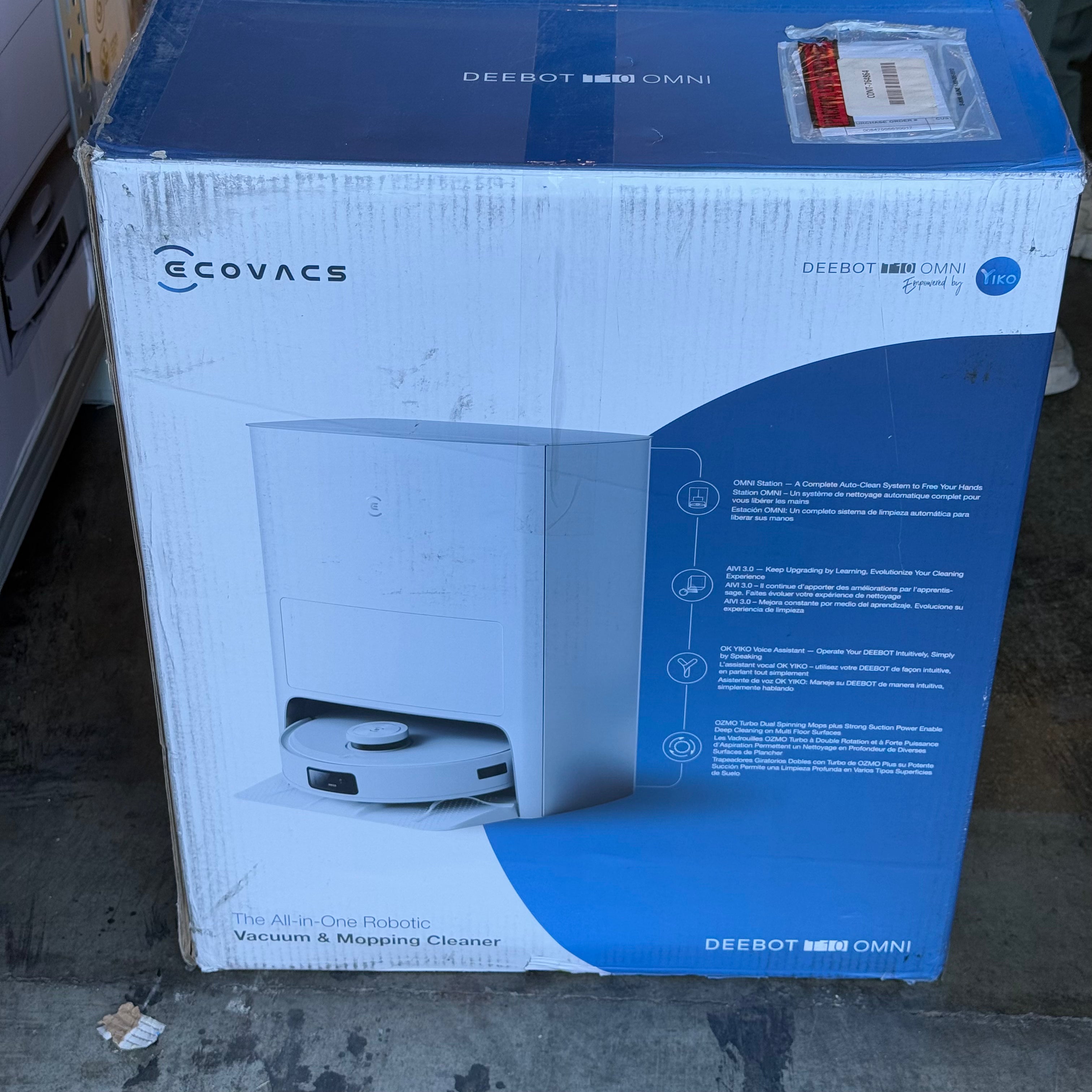 ECOVACS T10 OMNI VACMOP (Like New)