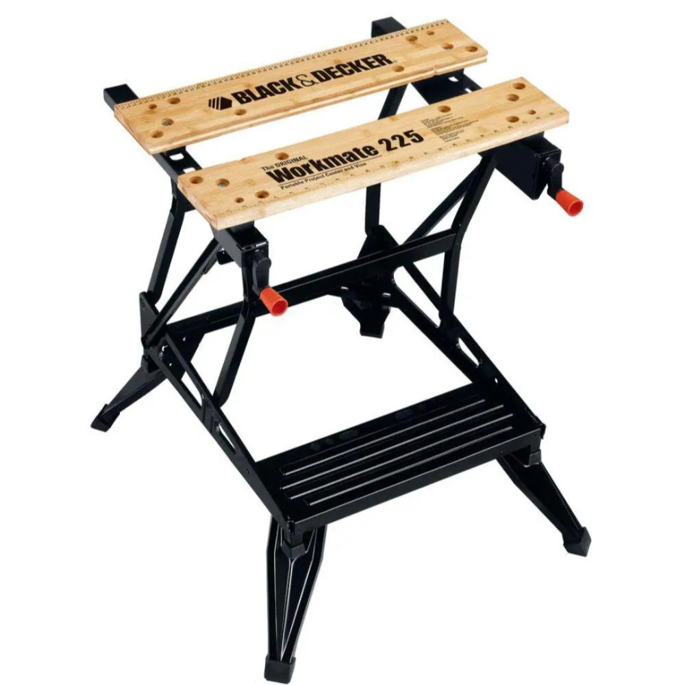 Workmate 28.75 in.  x 25.6 Folding Portable Sawhorse Workbench and Vise (WM225-A)