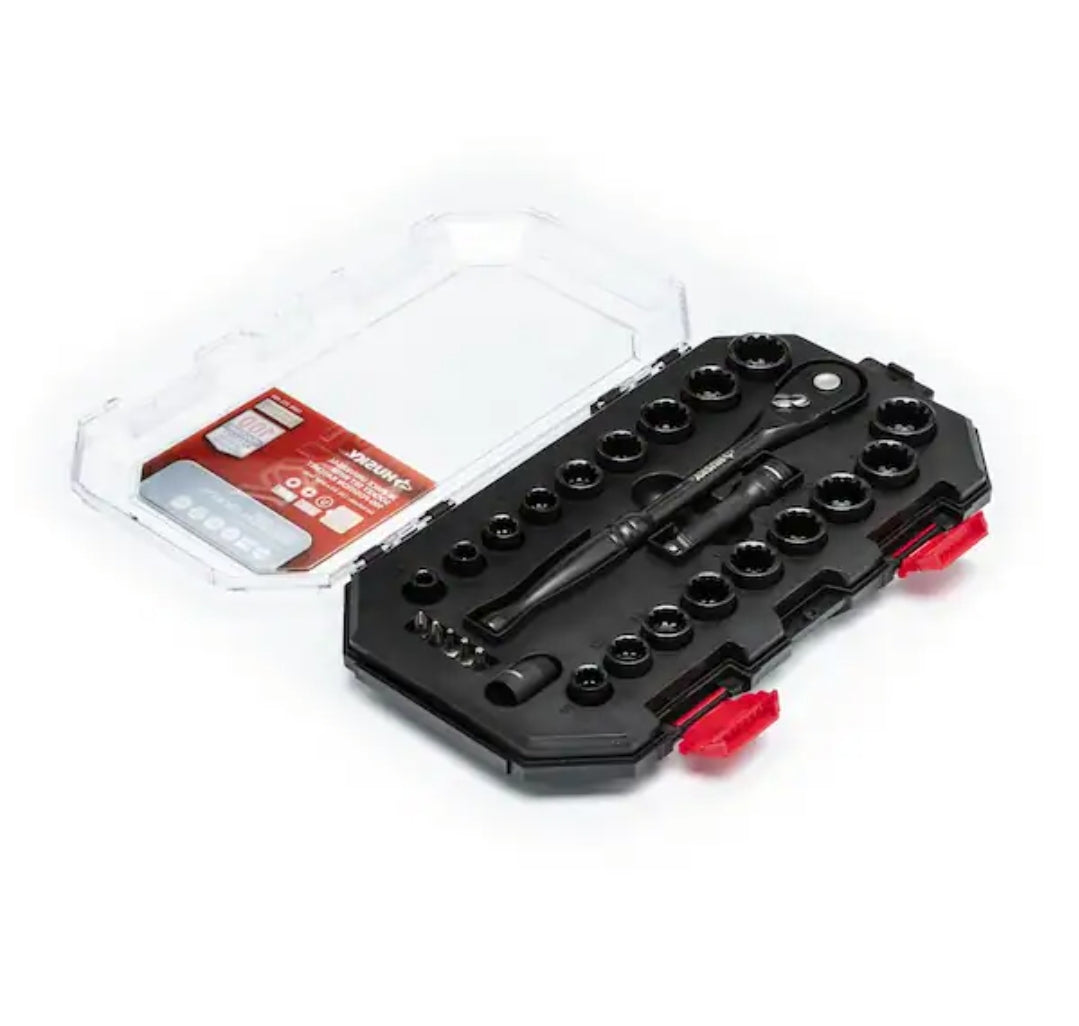 100-position 3/8 in. Drive Universal Socket Wrench Set