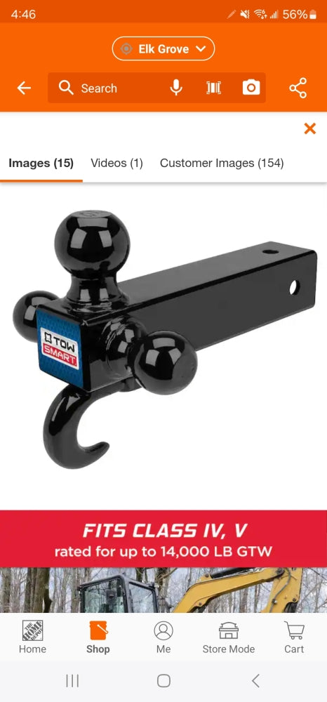 Up to 14,000 lb. 1-7/8 in., 2 in, and 2-5/16 in Ball Diameter