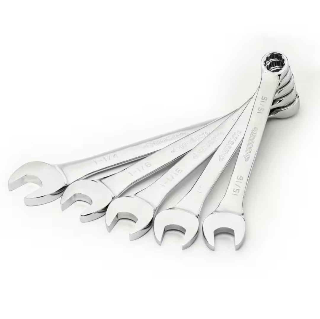XL SAE Combination Wrench Set (5-Piece)