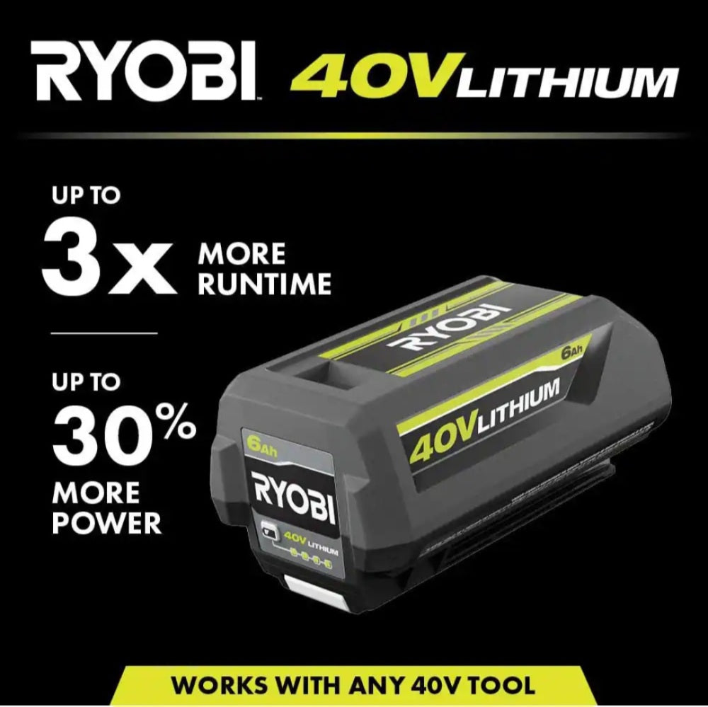 40V Lithium-ion 6.0Ah High Capacity Battery