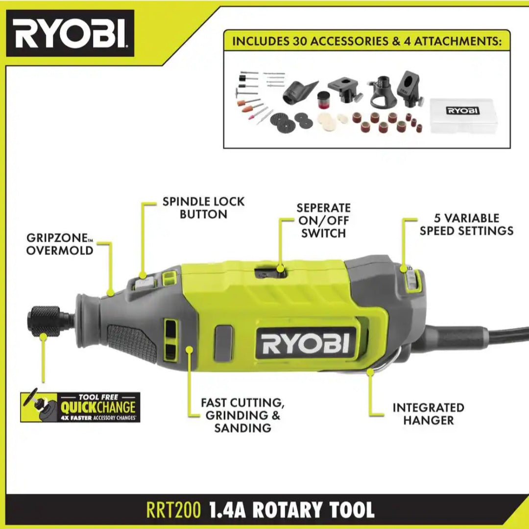 1.4A Corded Rotary Tool
