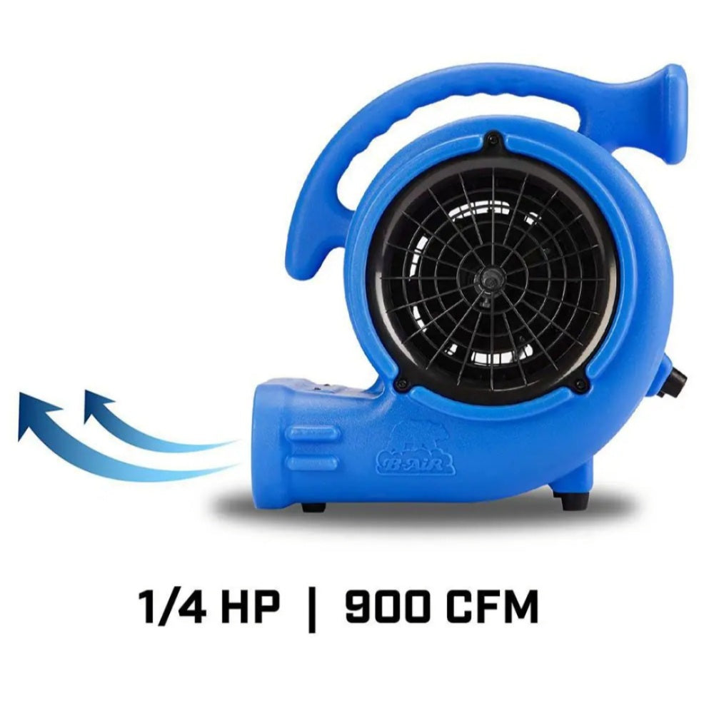1/4 HP Air Mover Blower Fan For Water Damage Restorate