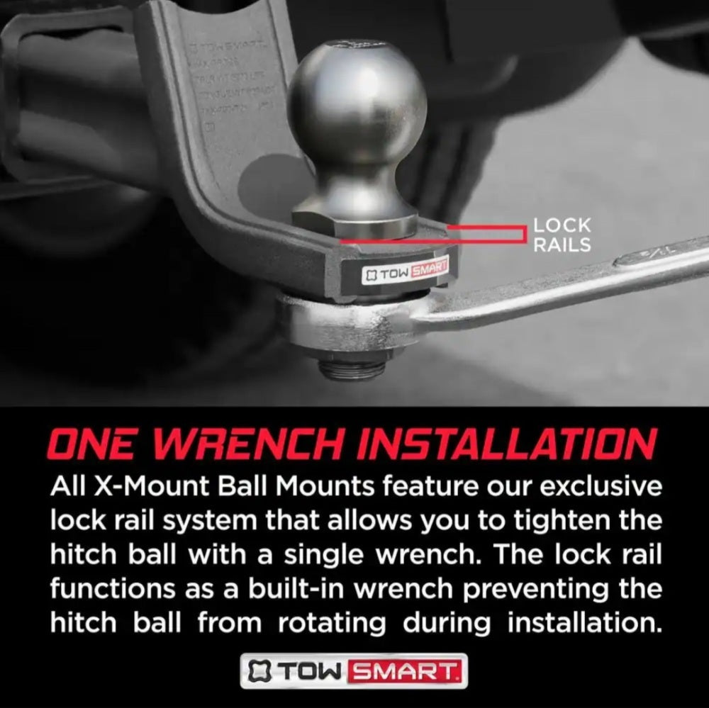 BAJA 5,000 lb, X-Mount Security kit, 3-1/4 in. Drop X 2