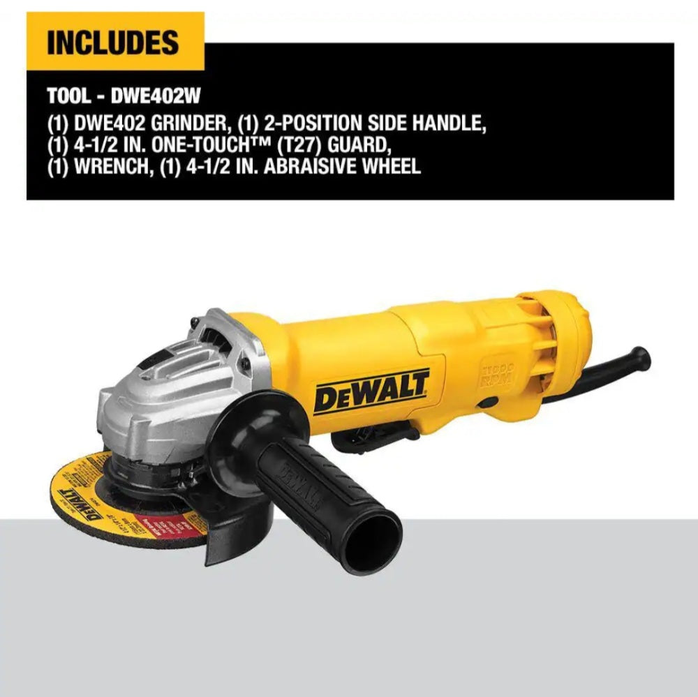 11 Amp Corded 4.5 in. Small Angle Grinder