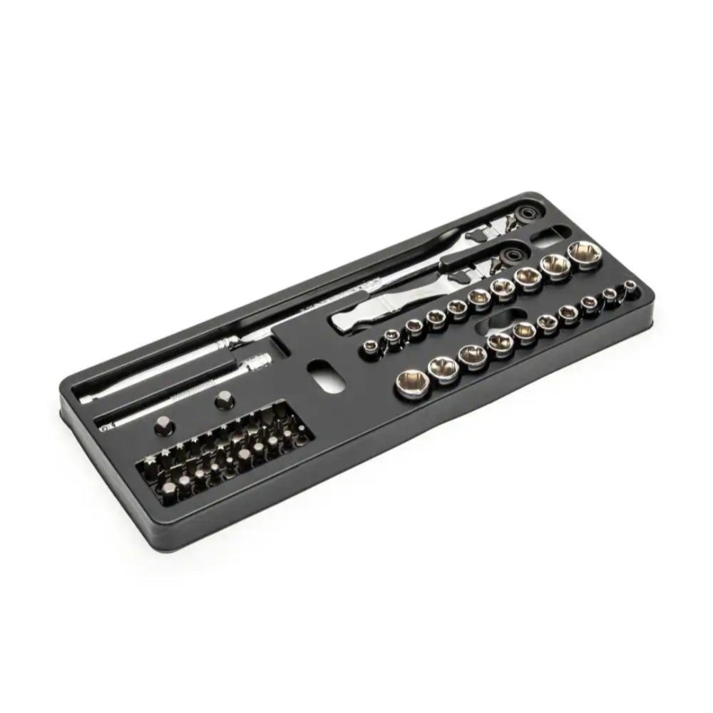 1/4 in. Drive 6-Point SAE/Metric Slim Flex-Head Ratchet